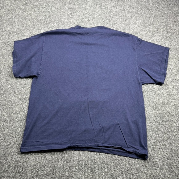 NFL Super Bowl XLII Delta Mens XL Navy Blue Patriots Giants Arizona 2008 Tee - Picture 4 of 6